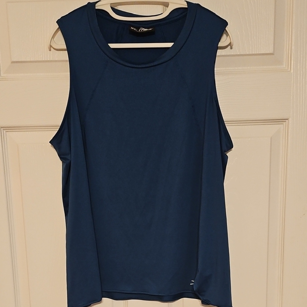 Crane Green-blue Activewear Muscle Tee